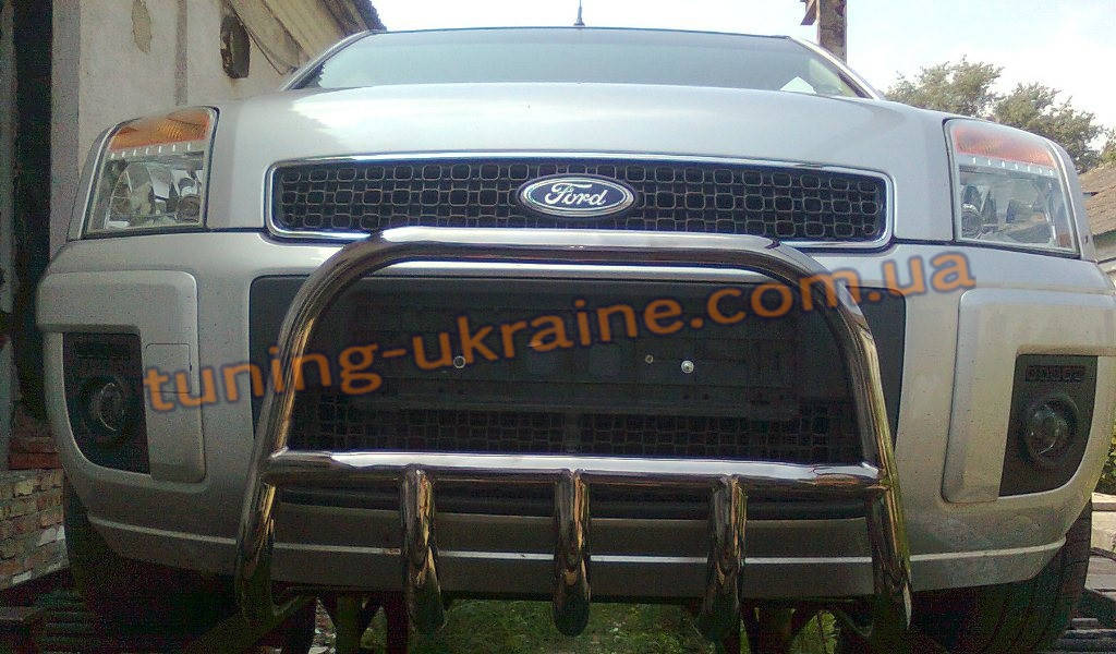 

Защита переднего бампера кенгурятник низкий D60 на Ford Fusion