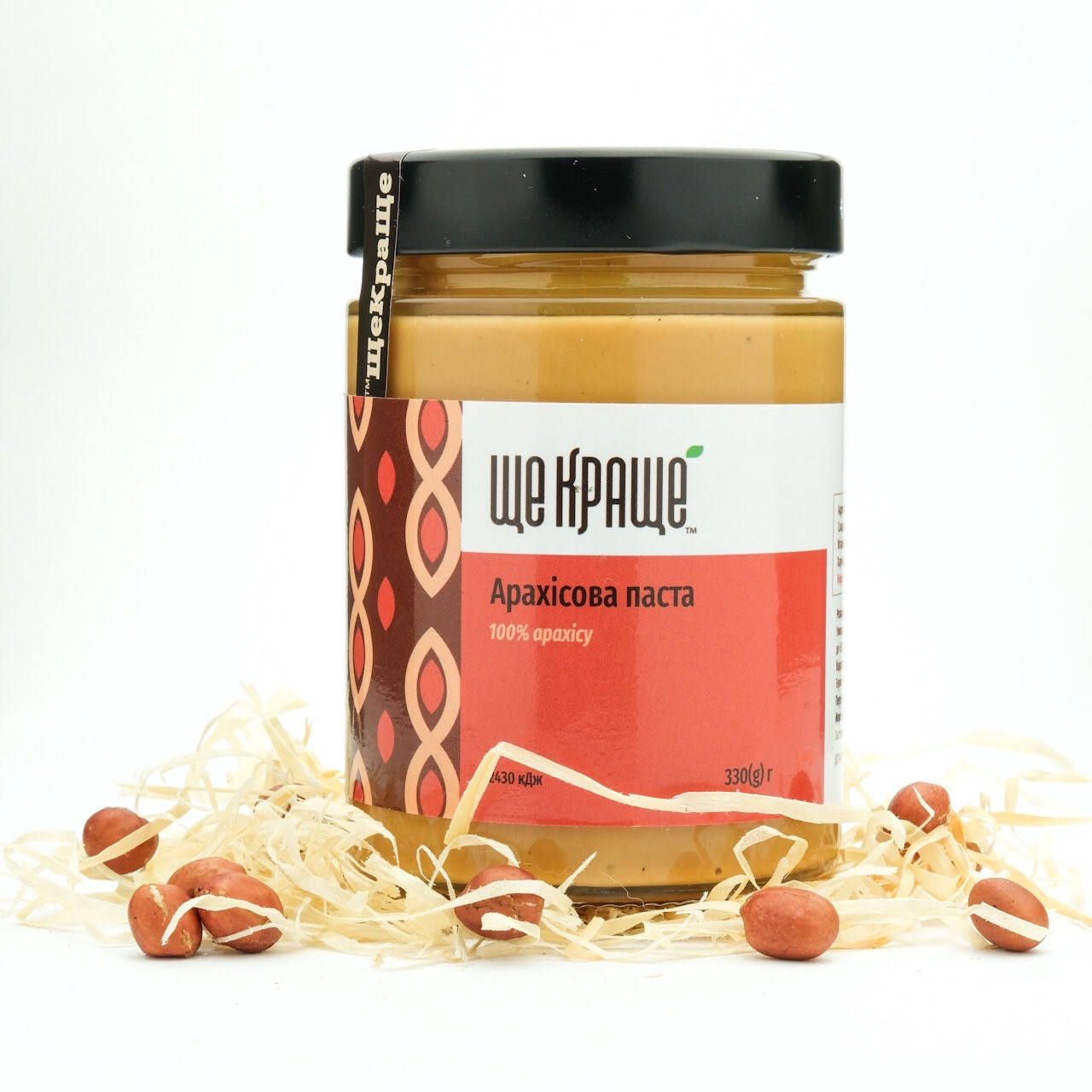 

Арахисовая паста "Ще Краще" 0,33кг