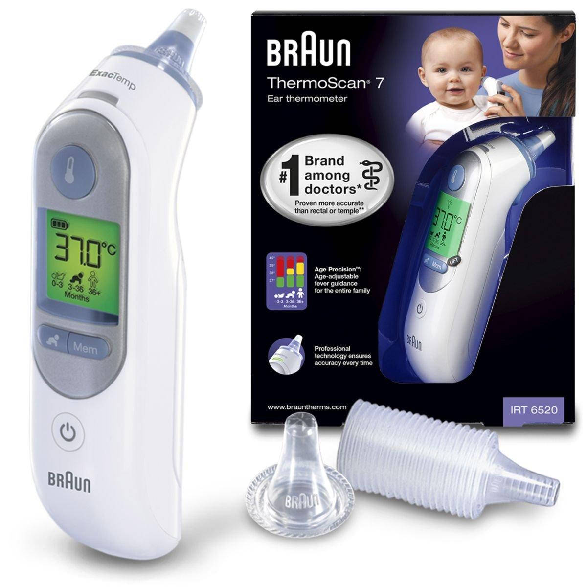 

Вушний інфрачервоний термометр Braun IRT 6520 ThermoScan 7