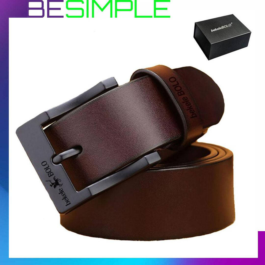 

Мужской кожаный ремень Bolo Bekele 125см №3, Коричневый