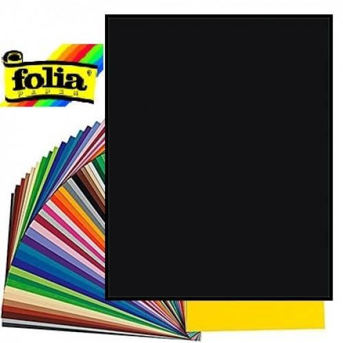 

Дизайнерский матовый картон Folia 30*30см Черный 1 лист