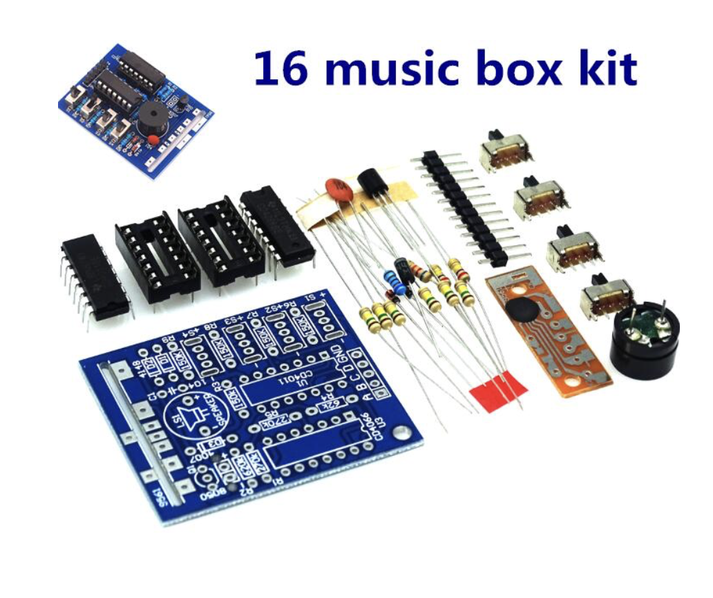 

Генератор мелодий. Радиоконструктор. DIY KIT