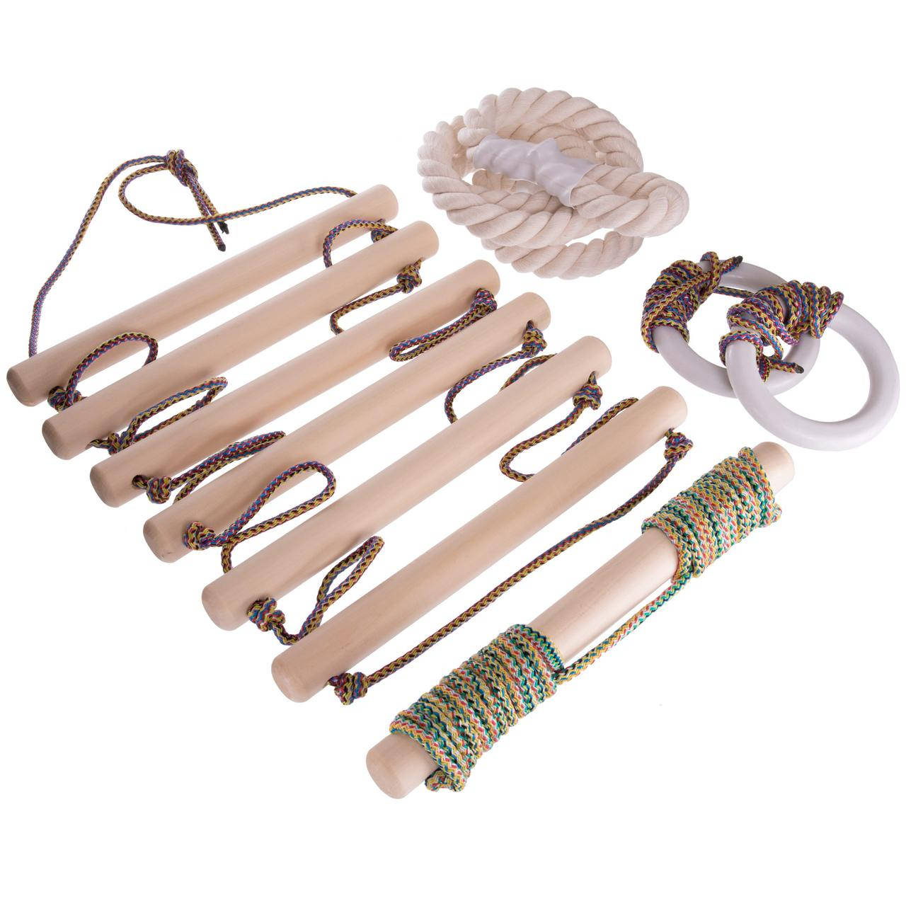 

Навесной набор для шведской стенки Zelart L-0504, Разные цвета