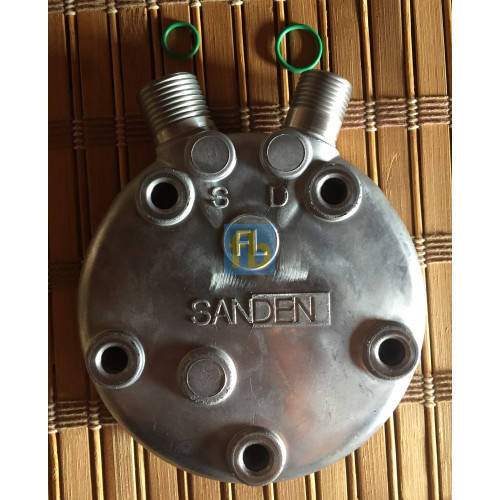 

Крышка задняя компрессора Sanden 5S14, 5H14 вертикальная