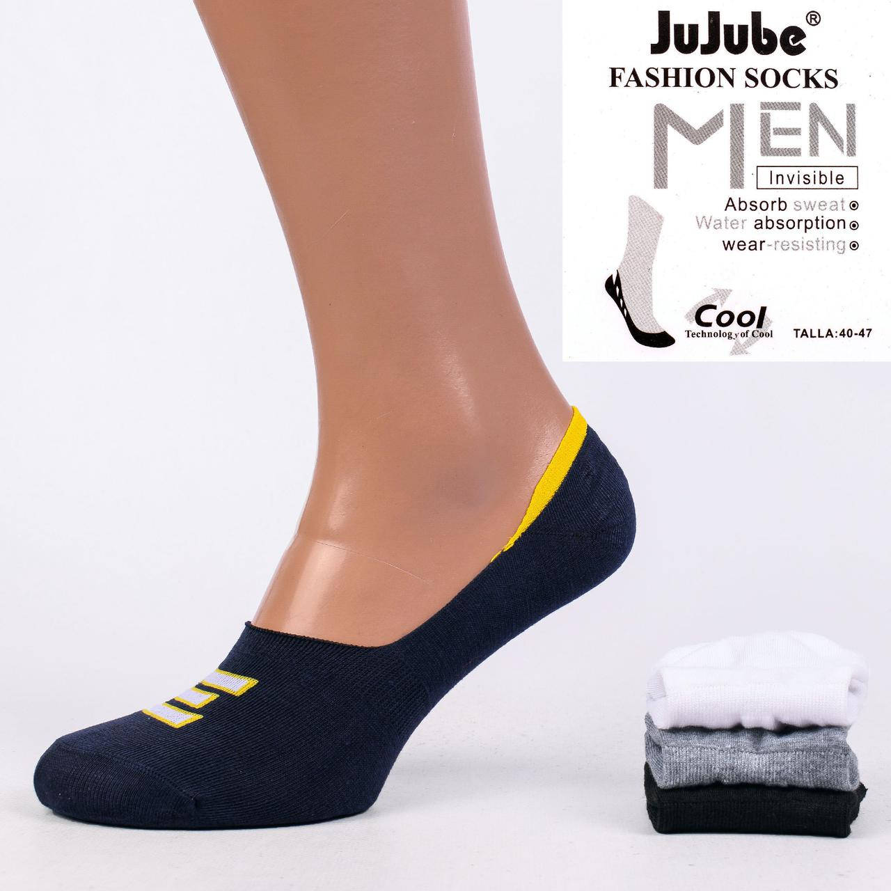 

Мужские короткие носки-следы Jujube F577-4. В упаковке 12 пар