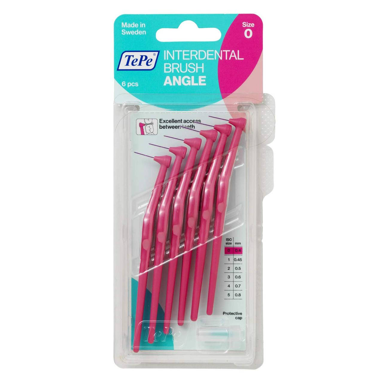 

Угловой ершик TePe Angle IDB pink 0,4 mm