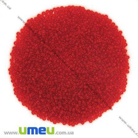 

Бисер китайский мелкий, 12/0, Красный прозрачный, 2 мм, 25 г (BIS-000628)
