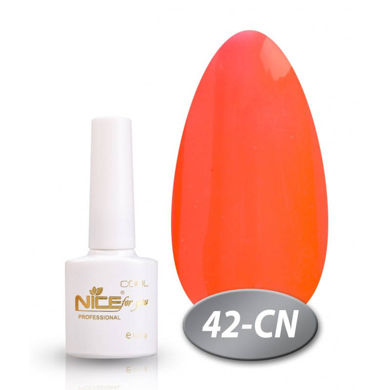

Гель-лак Nice for you cool неоновый 42-CN красно-оранжевый 8,5 мл
