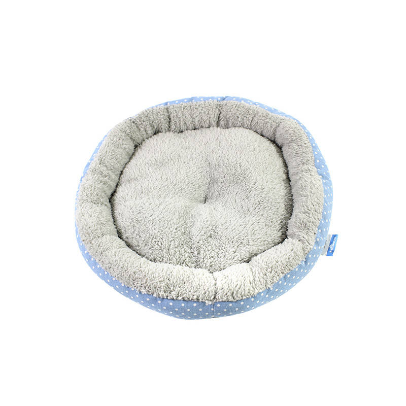 

Лежак для котов собак круглый Taotaopets 511101 Light Blue 32*10 см овечья шерсть