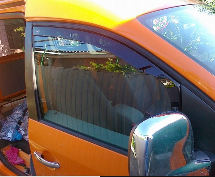 

Дефлекторы окон (вставные!) ветровики Volkswagen VW Caddy 3 2004-2020 2шт., Hic (Heko), 31127