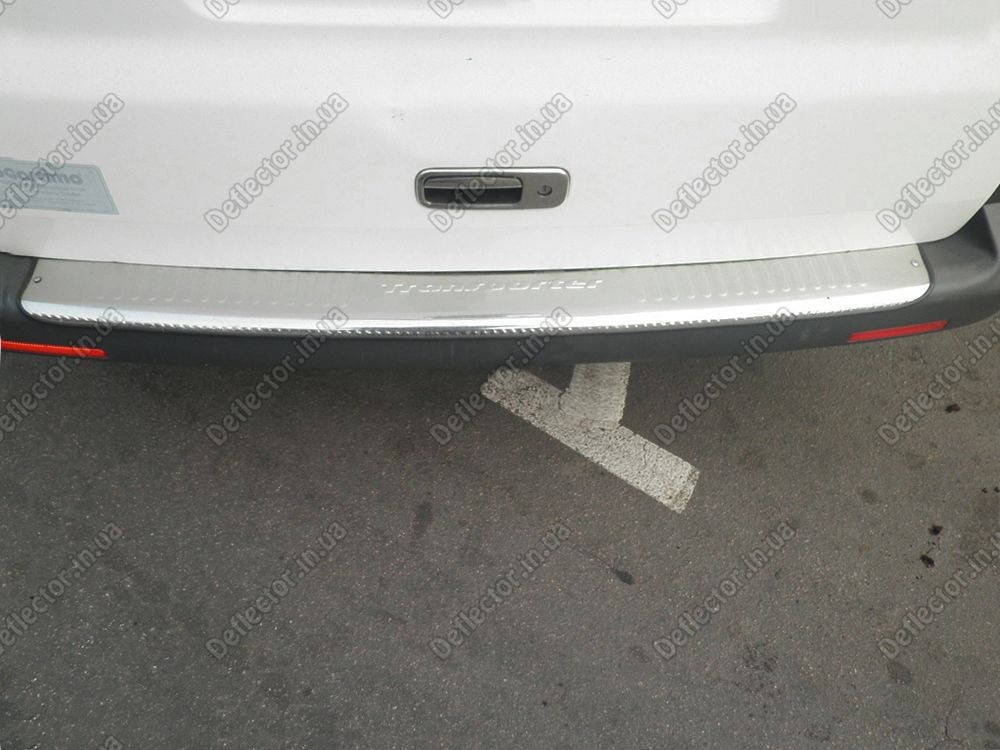 

Накладка на задний бампер Volkswagen T5 (фольксваген т5) с загибом 125см Carmos