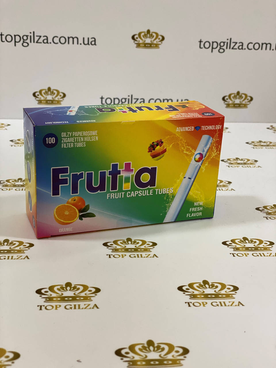 

Сигаретные гильзы с капсулой Frutta Orange (апельсин) 100 шт