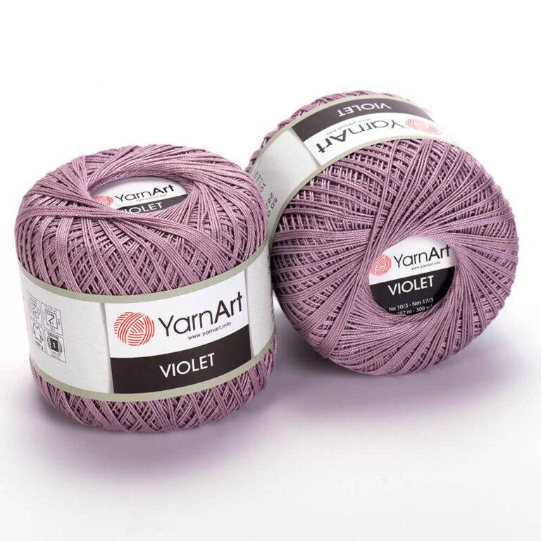 

YarnArt Violet - 4931 сухая роза, Фиолетовый