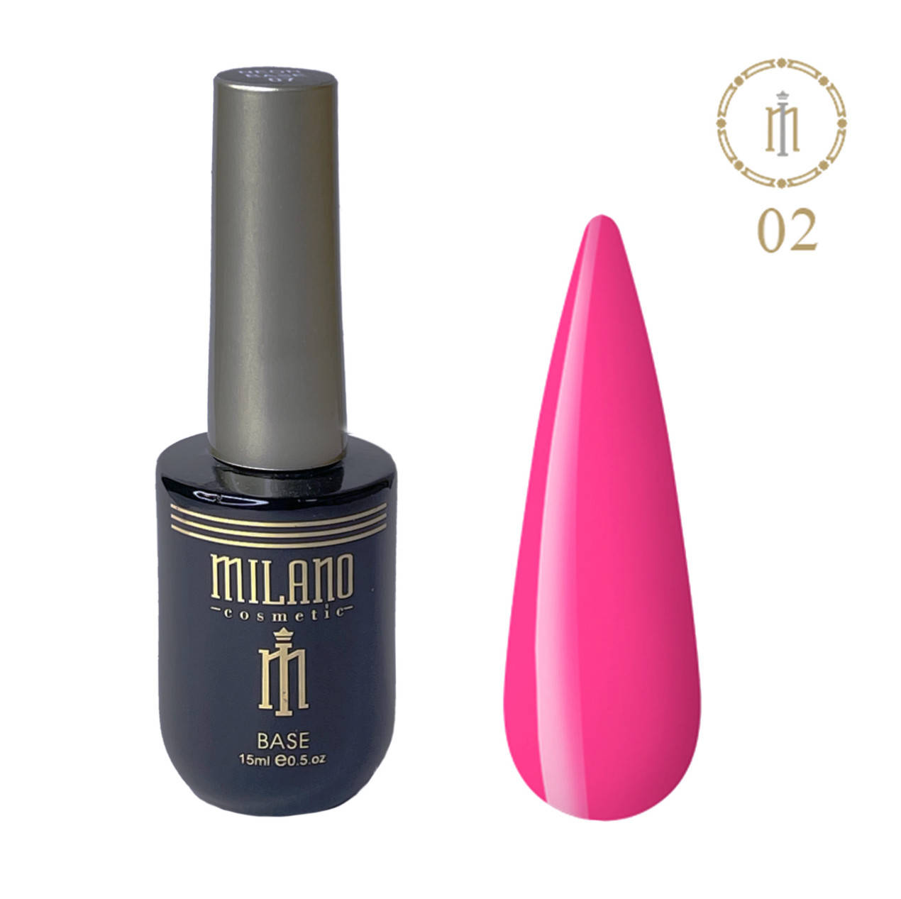 

Неоновая кавер база Neon cover base Milano №02, 15мл