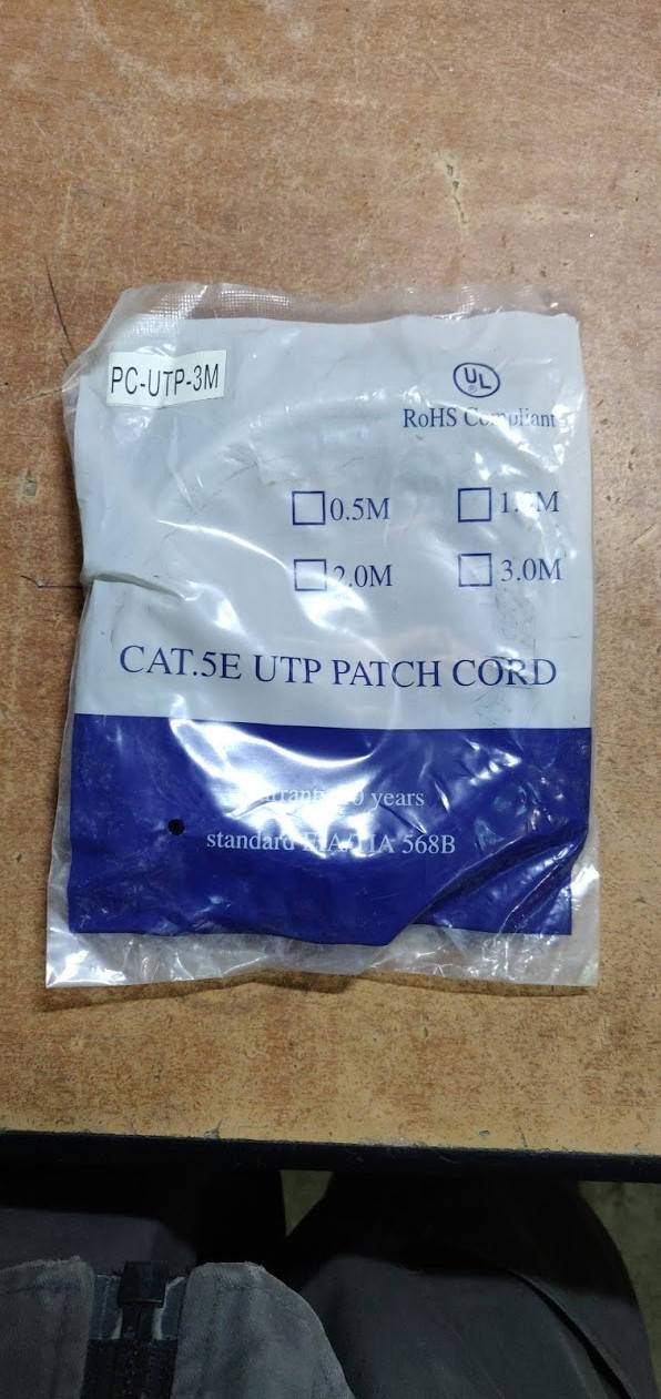 

Сетевой шнур / Патч-корд 3м № НОВ213004