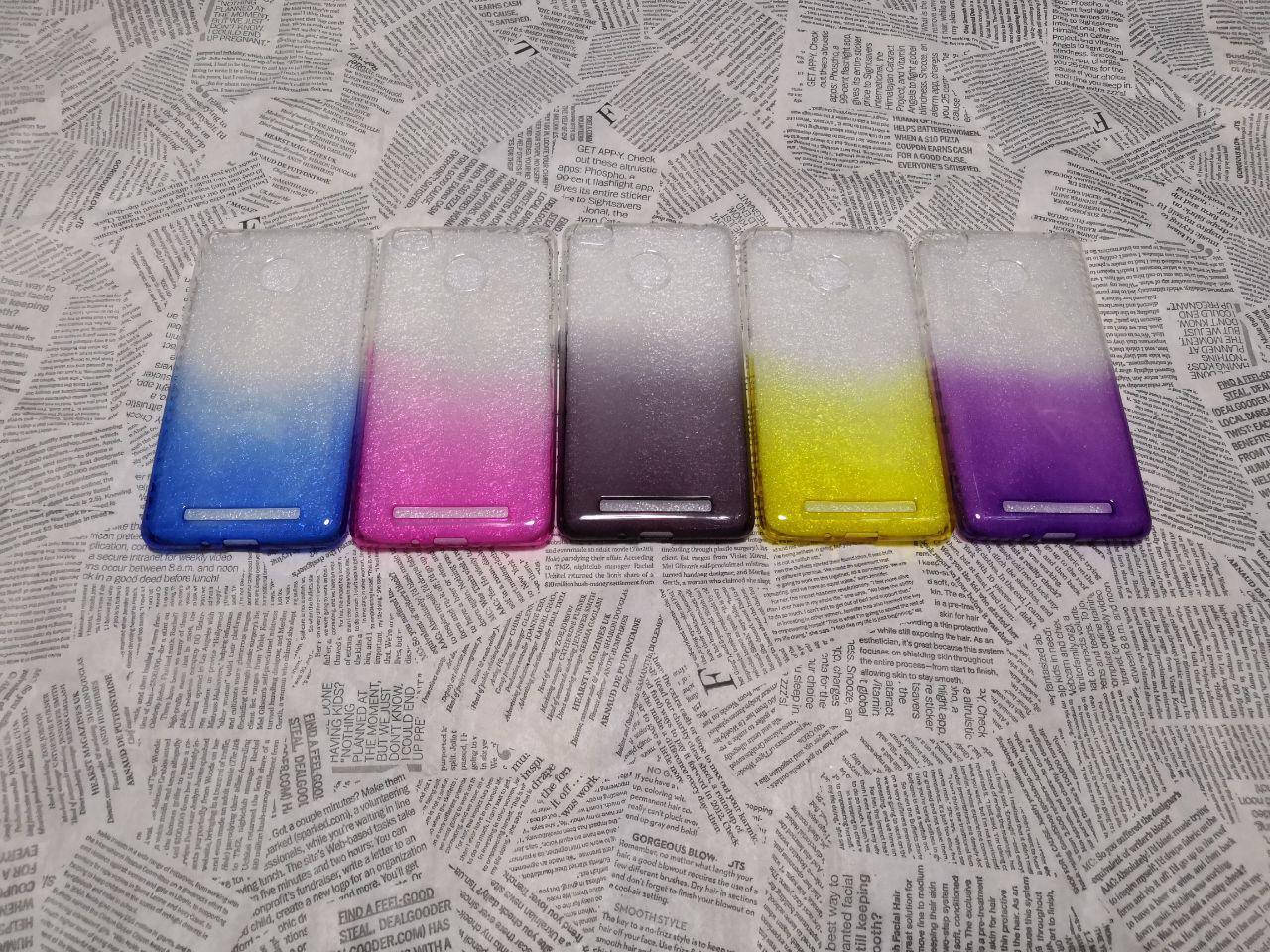 

Чехол накладка бампер Градиент (Без блесток) для Xiaomi Redmi 3S / 3Pro, Разные цвета