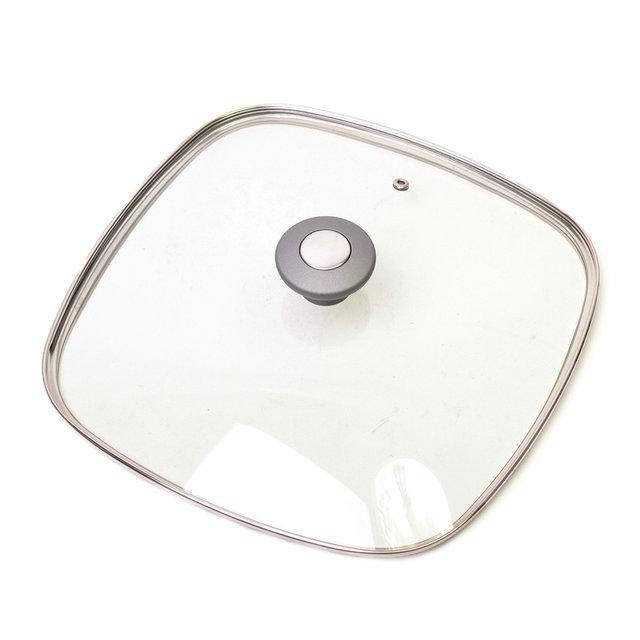 

Крышка стеклянная Kamille KM-0828GR 28 см, Прозрачный