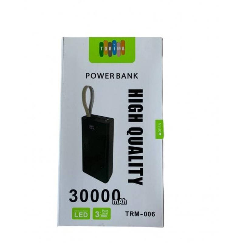 

ПоверБанк PowerBank Torima TRM-006 30000mAh.Внешний аккумулятор Power Bank