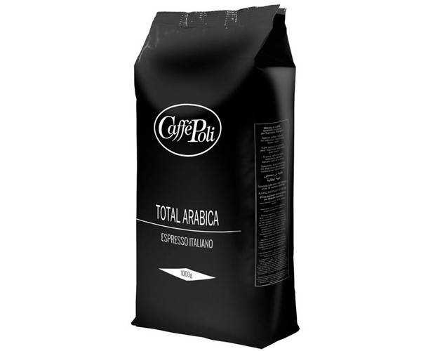 

Кофе Caffe Poli Total Arabica в зернах 1кг