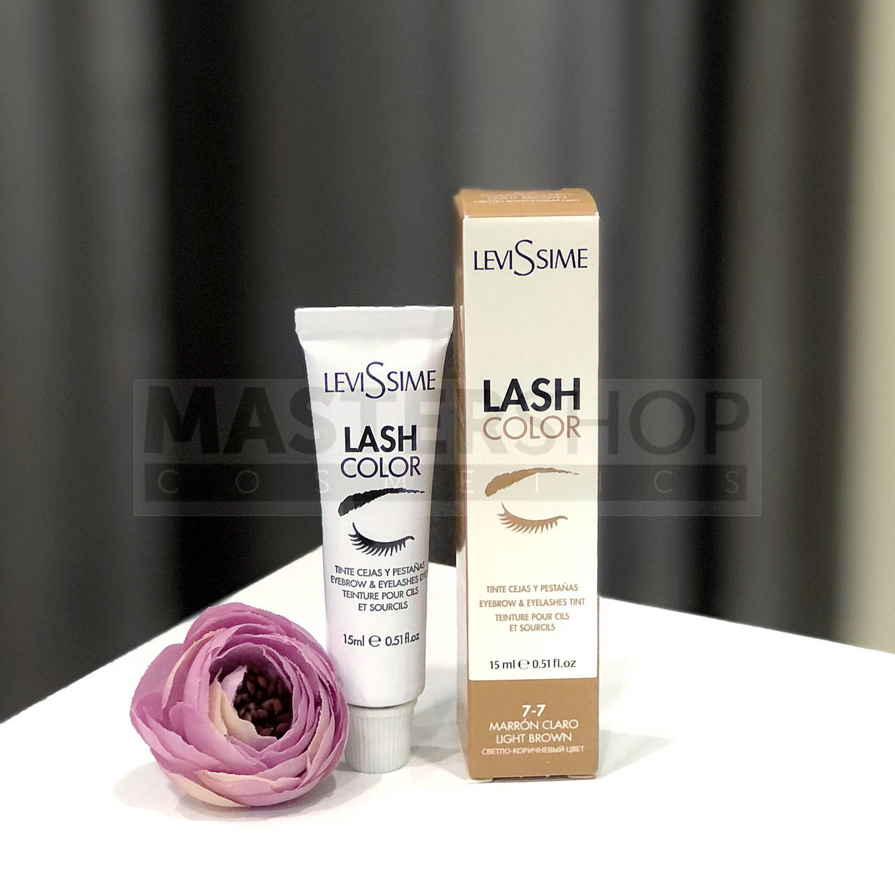 

Краска для бровей и ресниц LeviSsime 7-7 light brown (светло-коричневый)