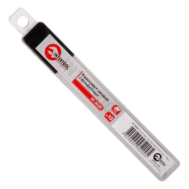 

Комплект лезвий сегментных 9 мм, 10шт. INTERTOOL HT-0520