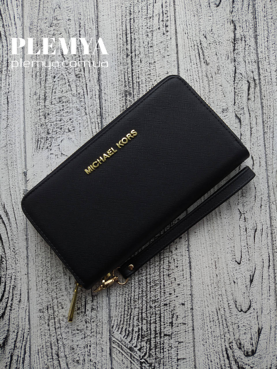 

Женский кошелёк Майкл Корс черный Michael Kors