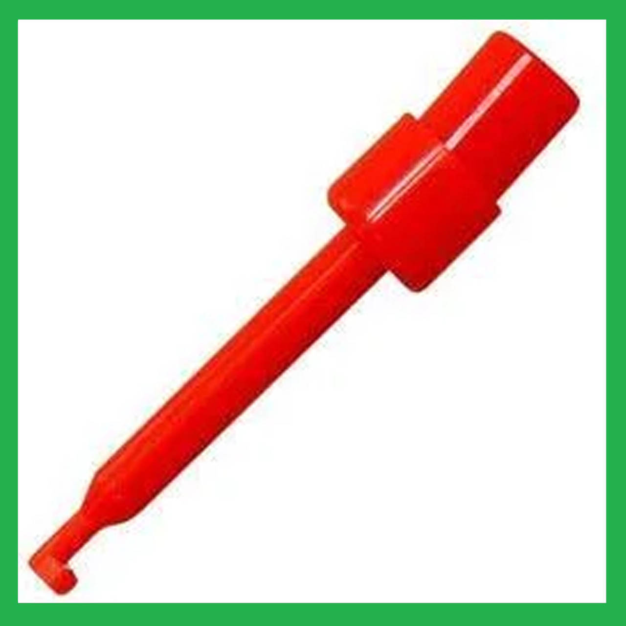 

Щуп-крючок ACS-002. Измерительный тестовый клипс 55 мм красный