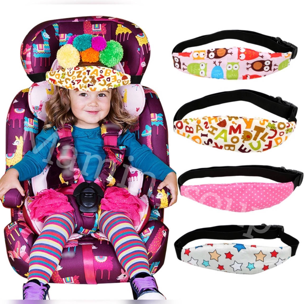 

Фиксатор головы в автокресле детская Повязка для сна в машине