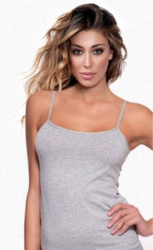 

Jadea 4179 топ grigio майка, Серый