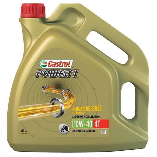 

Масло для 4-х тактных двигателей Castrol Power 1 4T 10W-40 4 л (15043F)