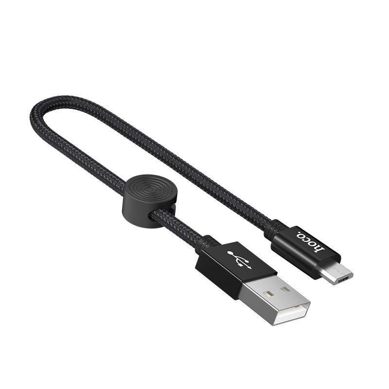 

Кабель HOCO X35 Premium Charging Micro 0.25m 2.4A (черный)