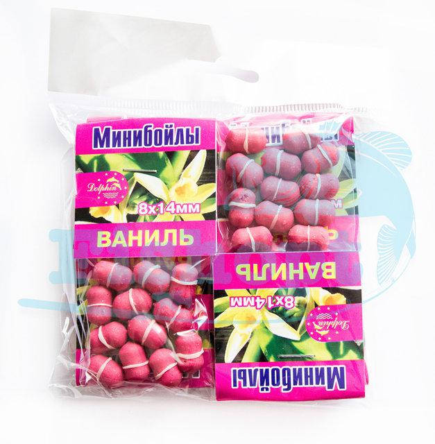 

Мини-бойлы плавающие "Dolphin" 8X14 mm "ваниль"