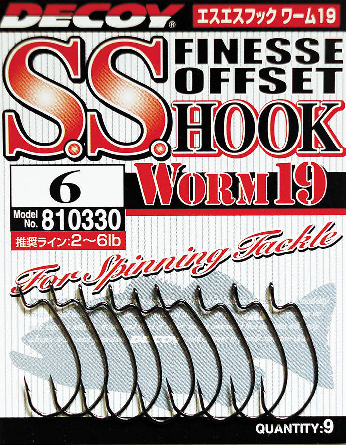 

Крючок Decoy Worm19 S.S. Hook #1 (9 шт/уп)
