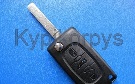 

Peugeot (Пежо) 407 выкидной ключ (корпус) 3 - кнопки