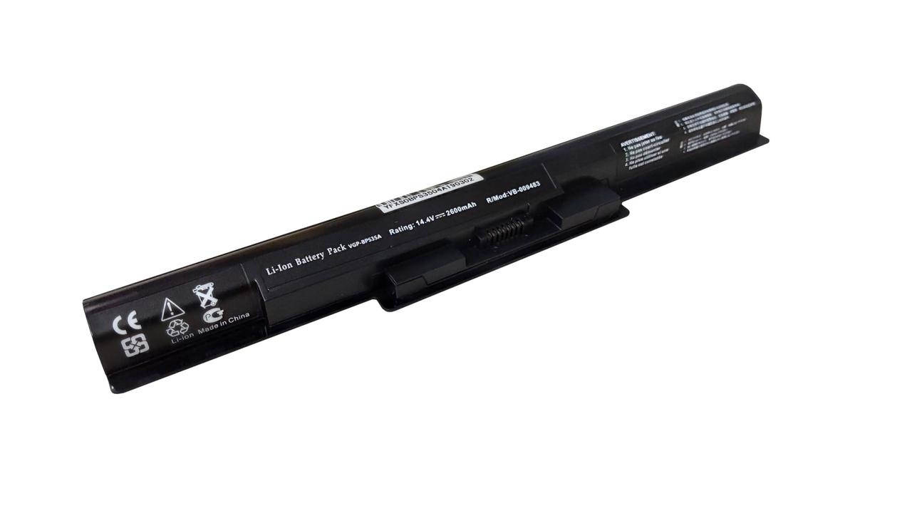 

Аккумулятор для ноутбука Sony VGP-BPS35A Vaio Fit 14E 14.4V Black 2600mAh OEM, Черный