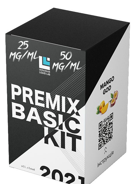 

Premix Basic Kit Mango God Salt 30 мл. 50 мг/мл
