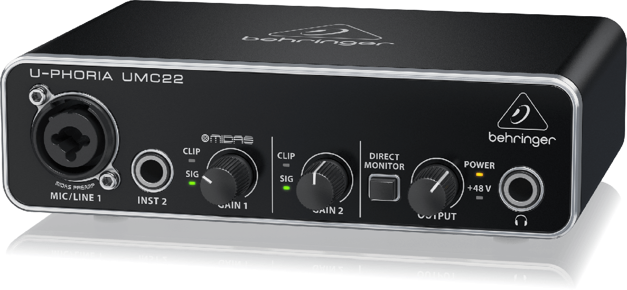 

Аудиоинтерфейс Behringer U-Phoria UMC22