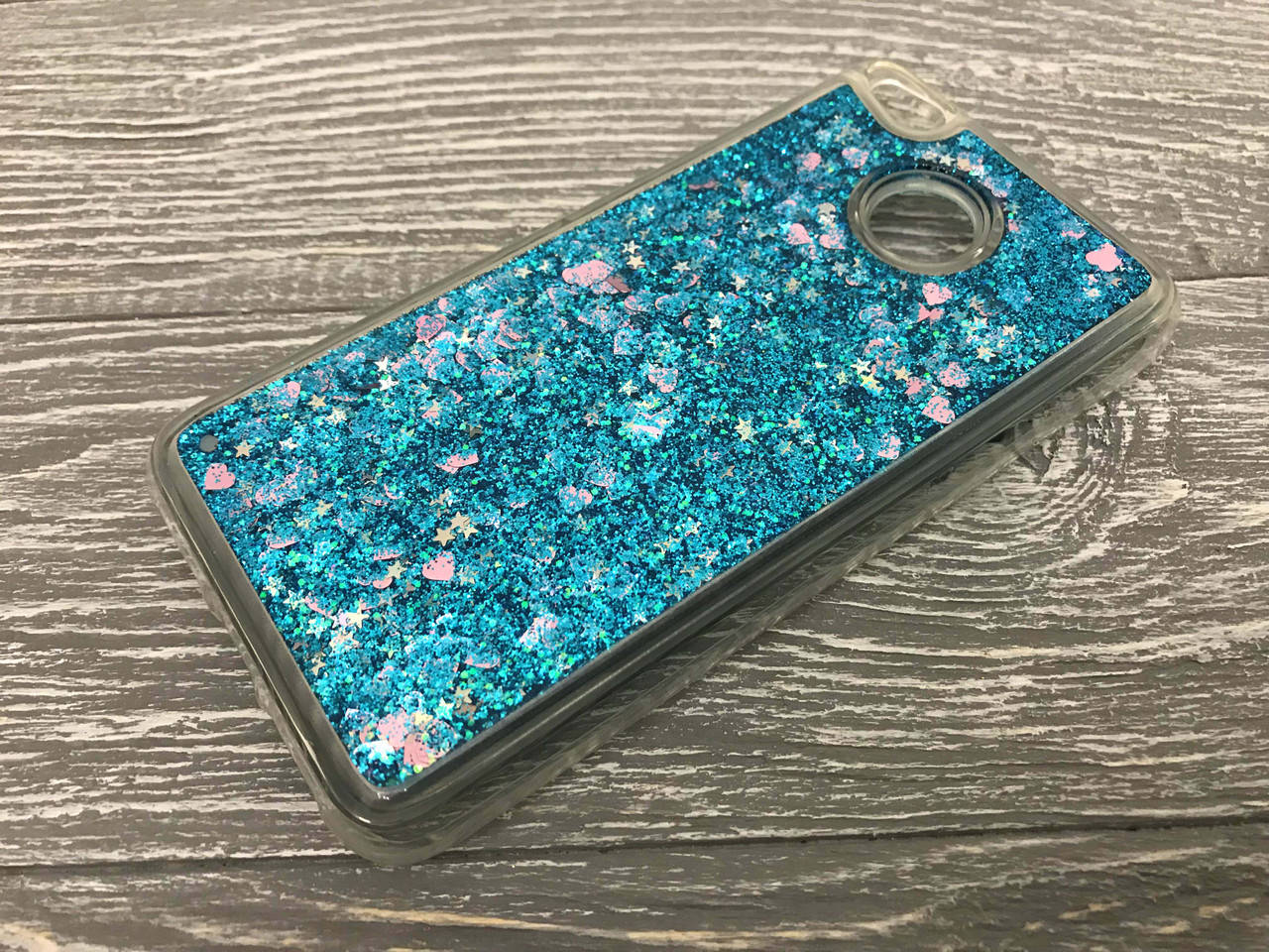 

Перетекающий TPU чехол Star для Xiaomi RedMi 4X (8 цветов) синий