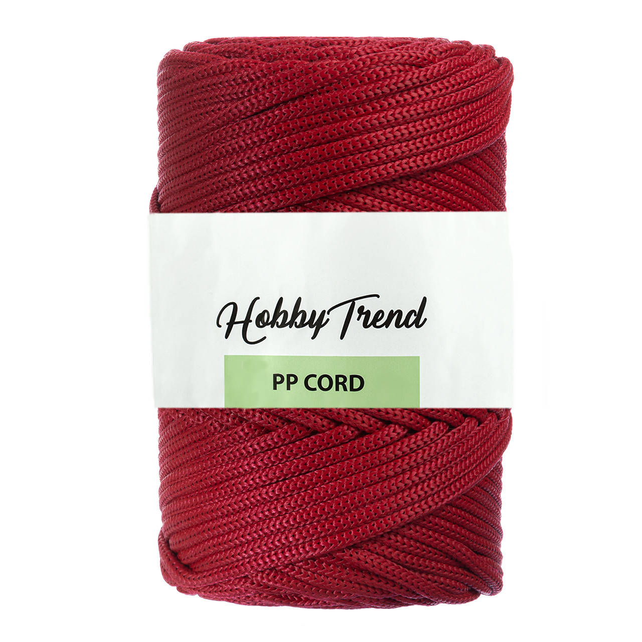 

Шнур поліпропіленовий Макраме Hobby Trend. Червоний 500г, 120м, 5 мм, Красный