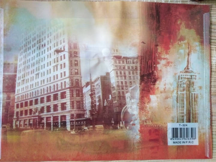 

Папка - конверт с кнопкой размер А4