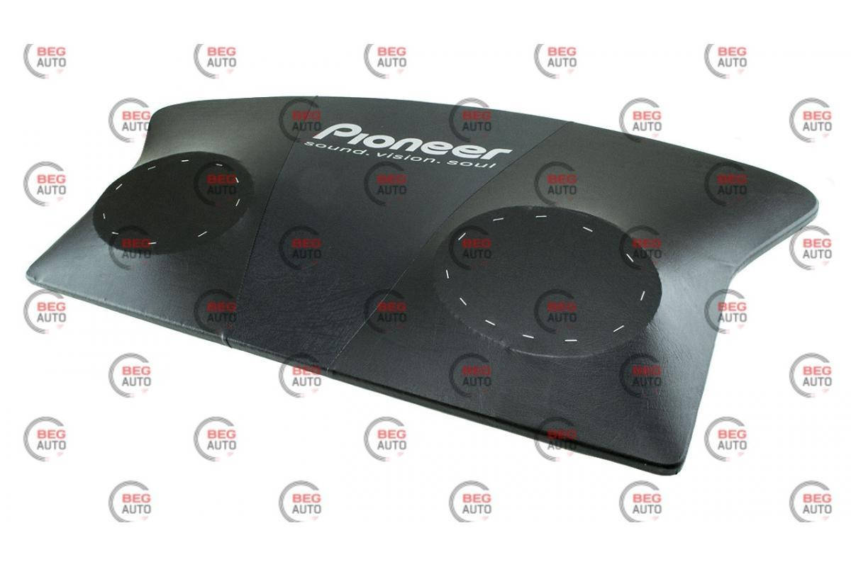 

Полка задняя ЗАЗ Славута (аккустичесая) черная с накатом (кожзам)