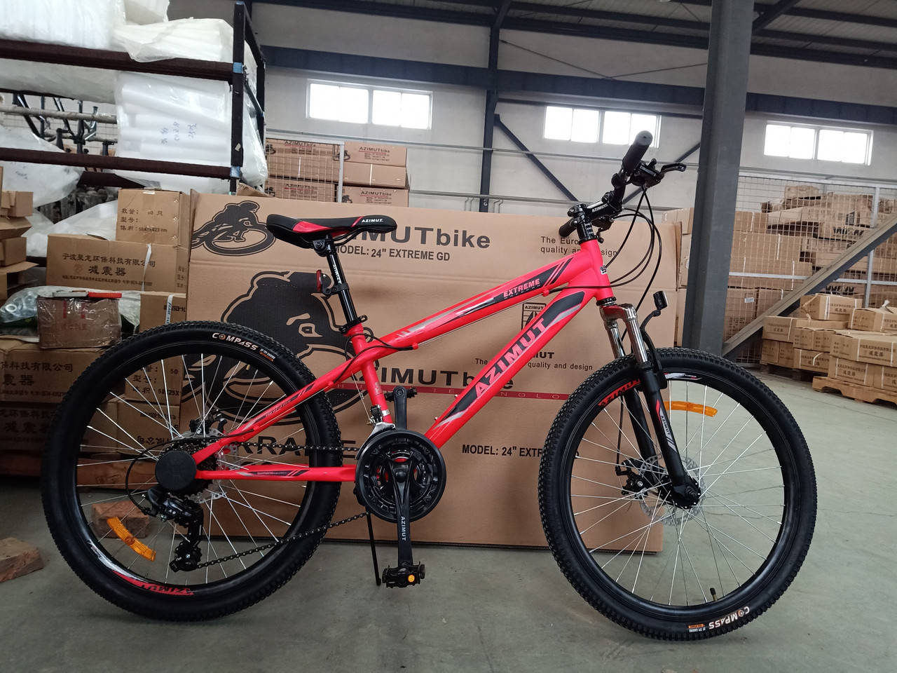 

Горный велосипед Azimut Extreme 24 GD Shimano Азимут Екстрим, Разные цвета