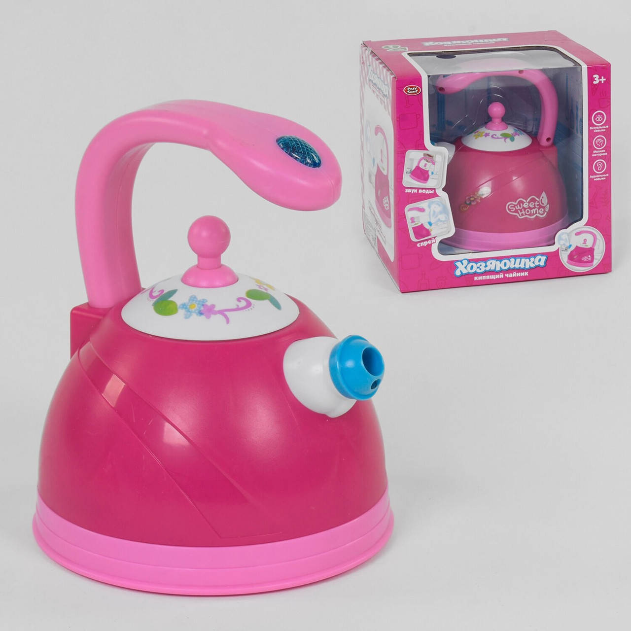 

Чайник игровой для детей 2158 "Play Smart" свет, звук, холодный пар