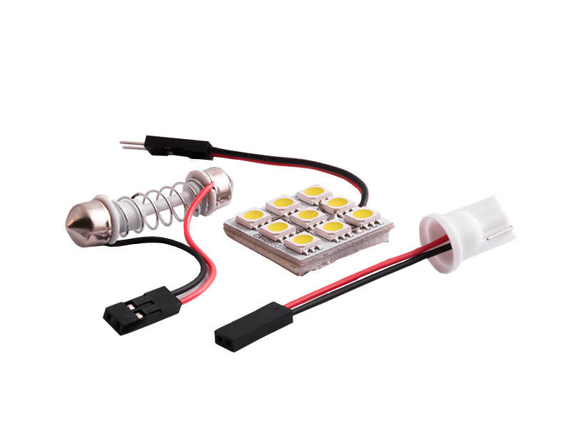 

Светодиодная автолампа T10 W5W PCB 12В SMD5050-9led белый