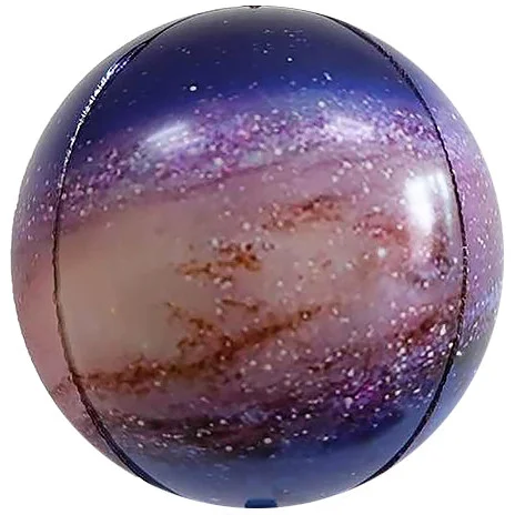 

Фольгированный шарик КНР (55 см) Сфера 4D Космос, Разные цвета