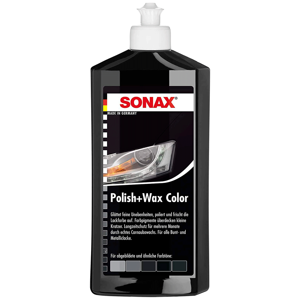 

Полироль с воском SONAX черный 500 мл (296100)