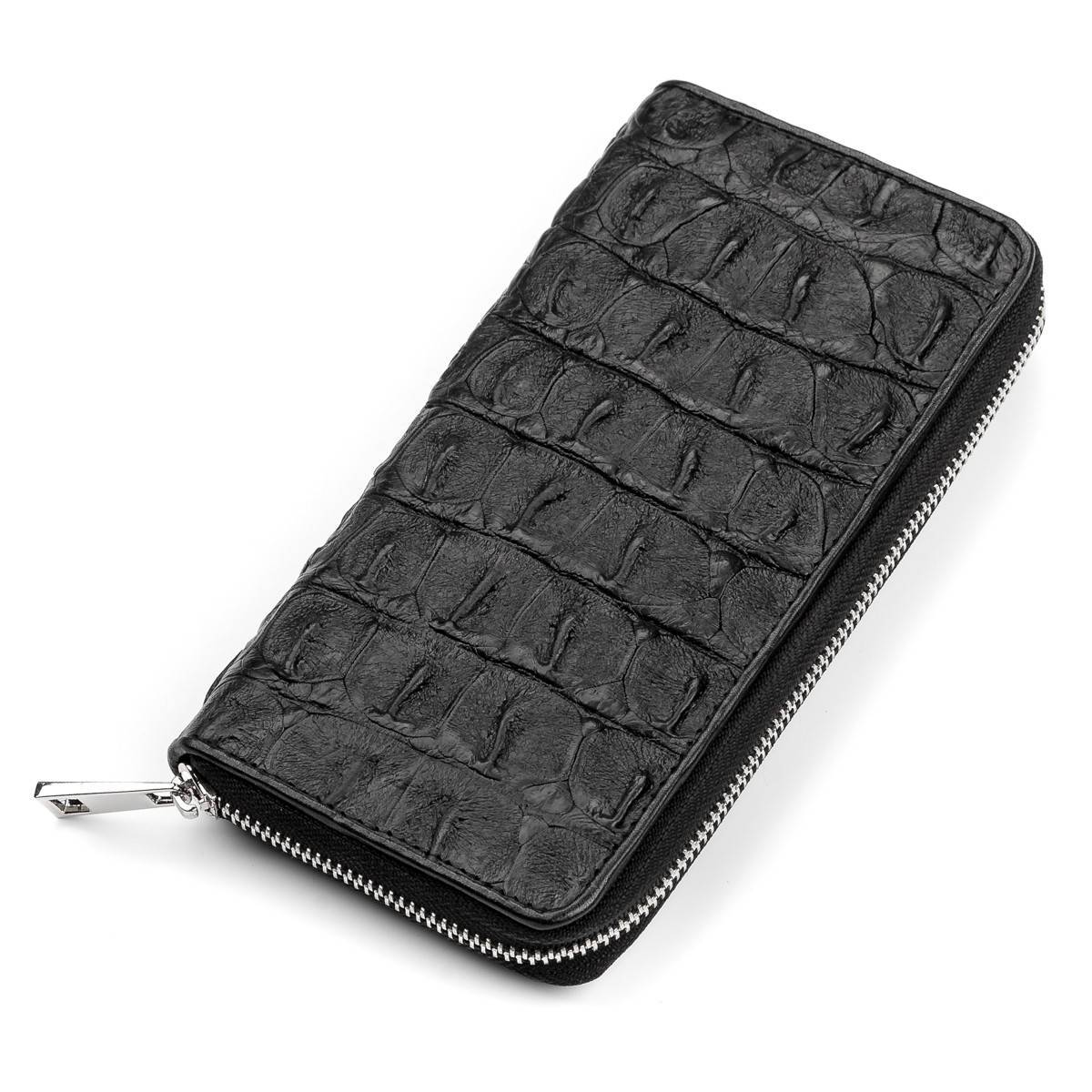 

Кошелек-клатч CROCODILE LEATHER 18012 из натуральной кожи крокодила Черный