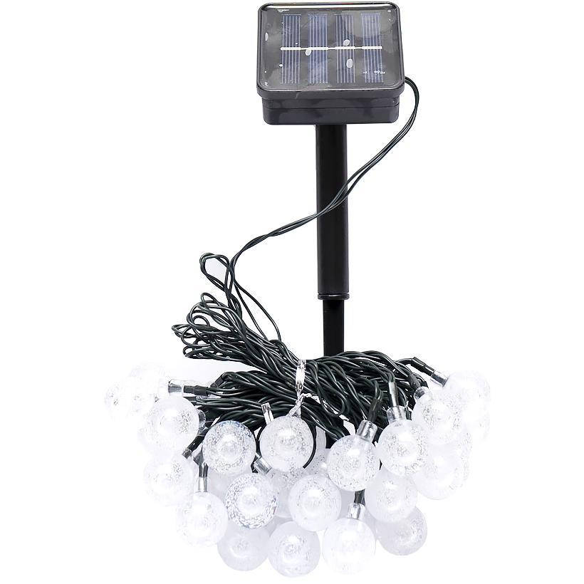 

Садовый фонарь - гирлянда "Шарики" 6,5м на солнечной батарее 50LED 17134-1