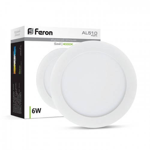 

Светодиодный светильник Feron AL510 6W белый
