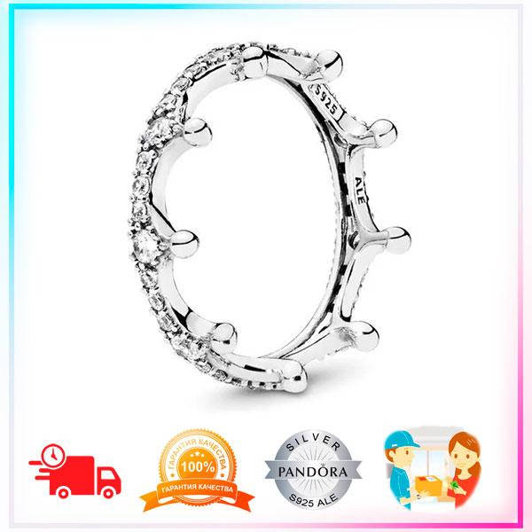 

Пандора Кольцо Корона (52) Pandora 197087CZ